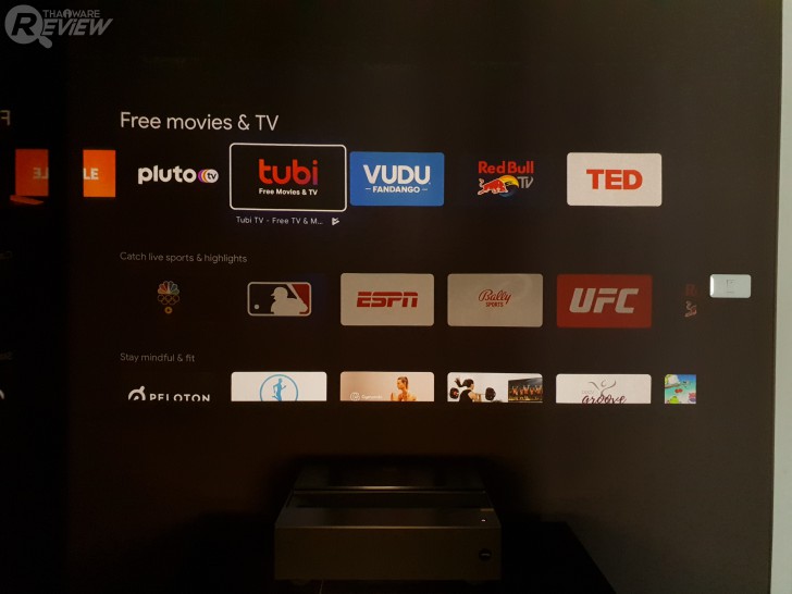 หน้าของ Android TV