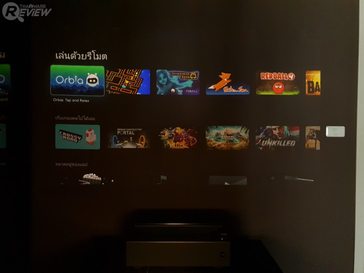 หน้าของ Android TV