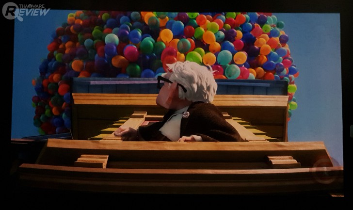 สีสันของโปรเจคเตอร์ BenQ V7050i