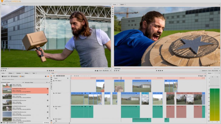 โปรแกรมตัดต่อวิดีโอ Hitfilm Express