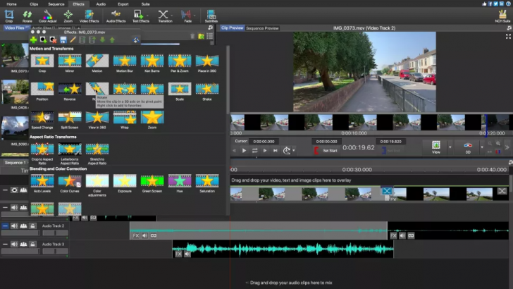 โปรแกรมตัดต่อวิดีโอ VideoPad