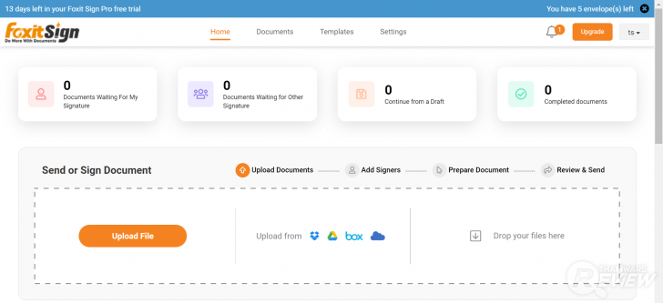 โปรแกรม Foxit Sign Pro
