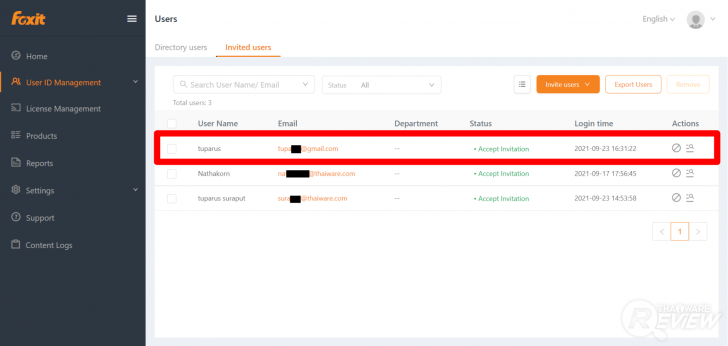 โปรแกรม Foxit Sign Pro