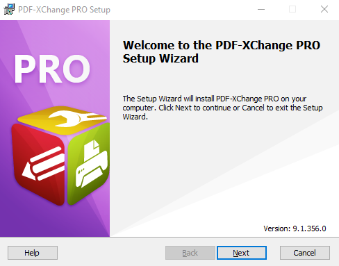 การติดตั้งโปรแกรม PDF-XChange Pro การติดตั้งโปรแกรม PDF-XChange Pro