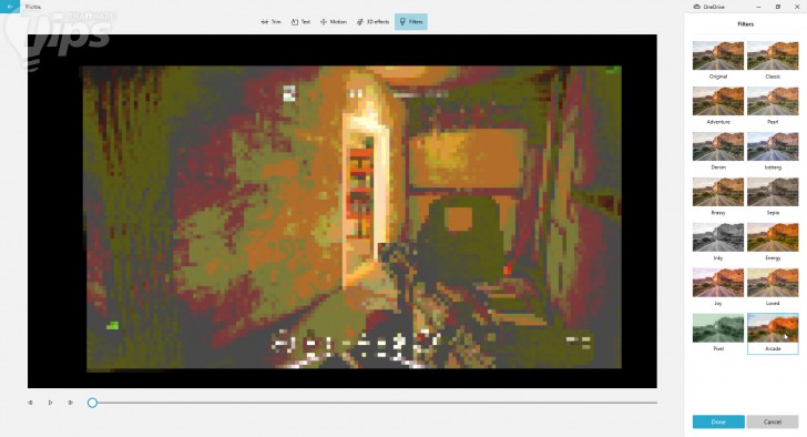 วิธีเพิ่มฟิลเตอร์ ของ โปรแกรม Windows Video Editor