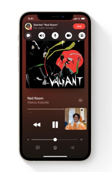 ฟีเจอร์ SharePlay ใน FaceTime