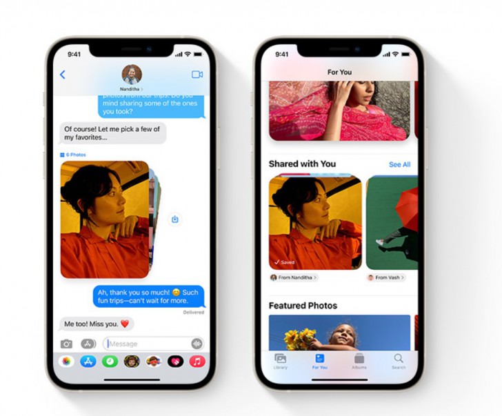 ระบบแชท iMessage และ Memoji 