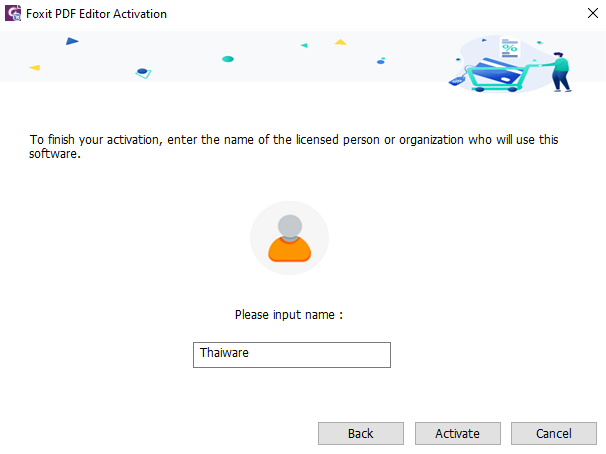 การติดตั้งโปรแกรม Foxit PDF Editor
