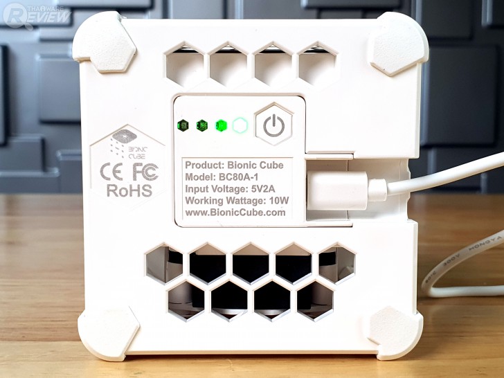 พัดลมความแรง 6 ระดับของ เครื่องฟอกอากาศ Bionic Cube