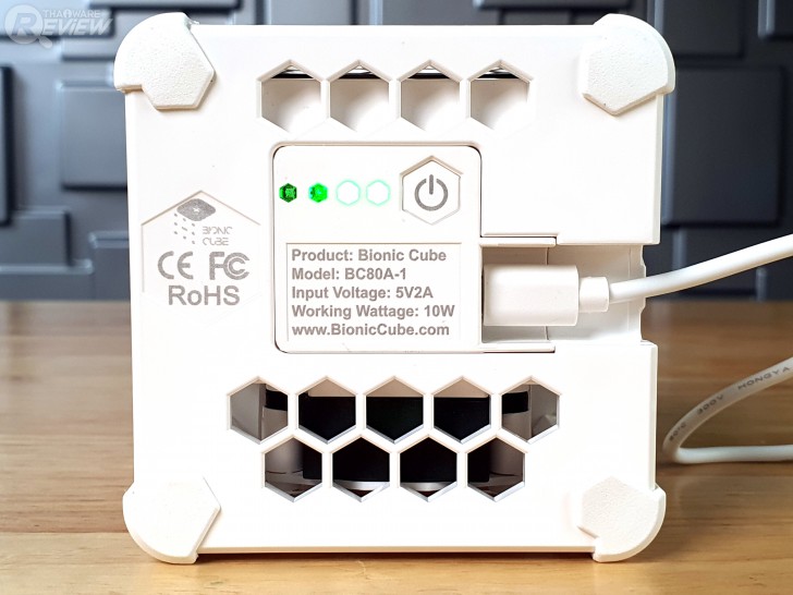 พัดลมความแรง 6 ระดับของ เครื่องฟอกอากาศ Bionic Cube