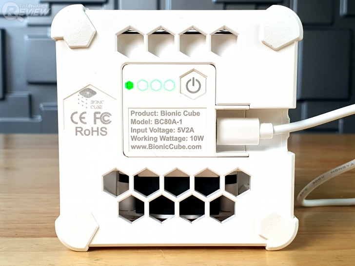 พัดลมความแรง 6 ระดับของ เครื่องฟอกอากาศ Bionic Cube