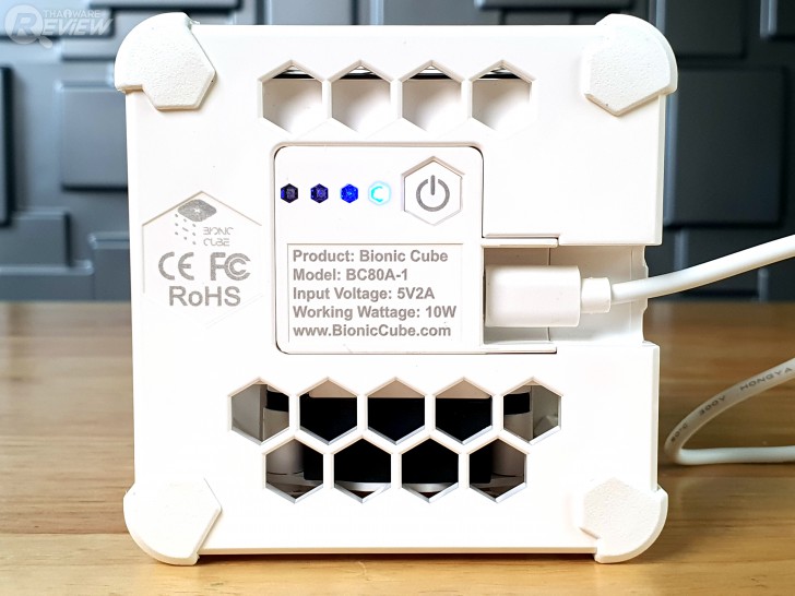 พัดลมความแรง 6 ระดับของ เครื่องฟอกอากาศ Bionic Cube