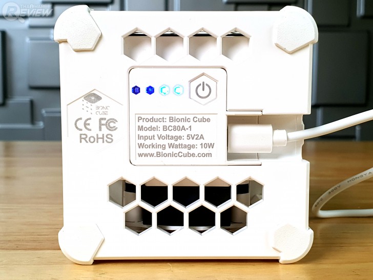 พัดลมความแรง 6 ระดับของ เครื่องฟอกอากาศ Bionic Cube