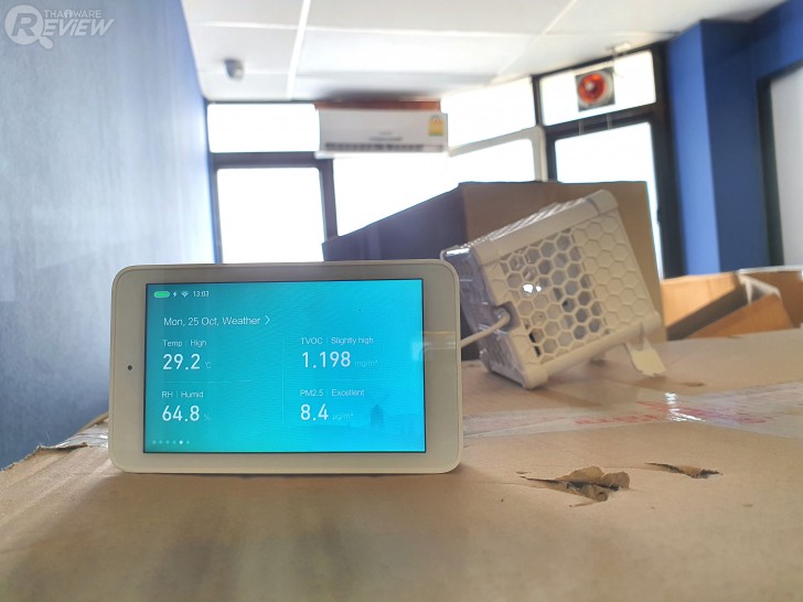 ทดสอบ เครื่องฟอกอากาศ Bionic Cube ในห้องเก็บของ