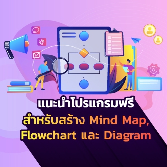  13 โปรแกรมวาด และสร้าง Mind Map, Flowchart และ Diagram แจกฟรี ที่ใช้แทน Microsoft Visio