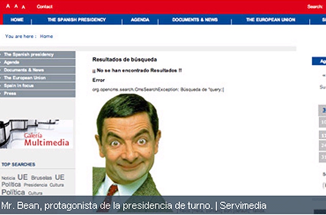 นายกรัฐมนตรีสเปนถูกเปลี่ยนรูปเป็นมิสเตอร์บีน