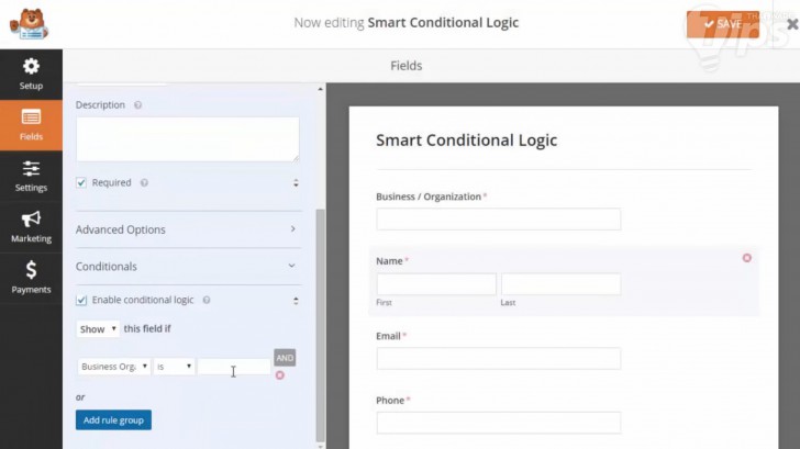 แอป WPForms Lite