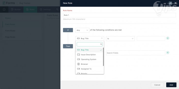 แอป Zoho Forms