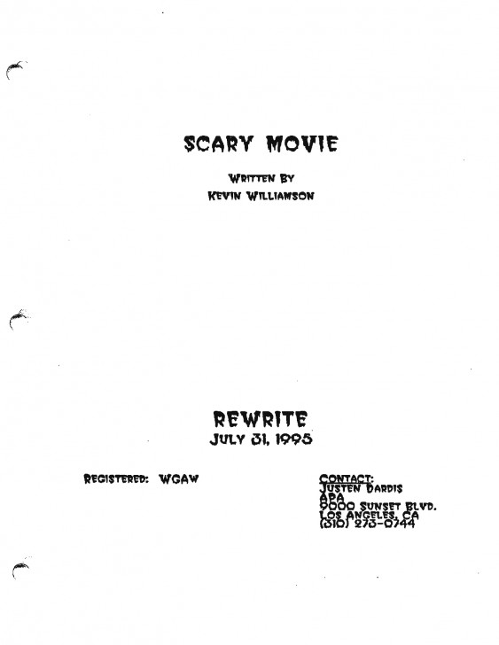 บท Scream (Scary Movie)