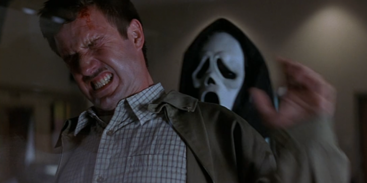 Dewey โดน Ghostface แทง