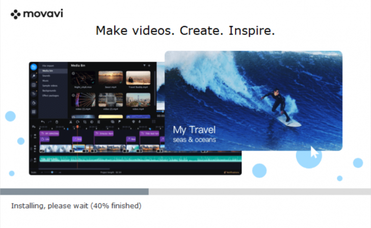 การติดตั้ง โปรแกรมตัดต่อวิดีโอ Movavi Video Editor Plus