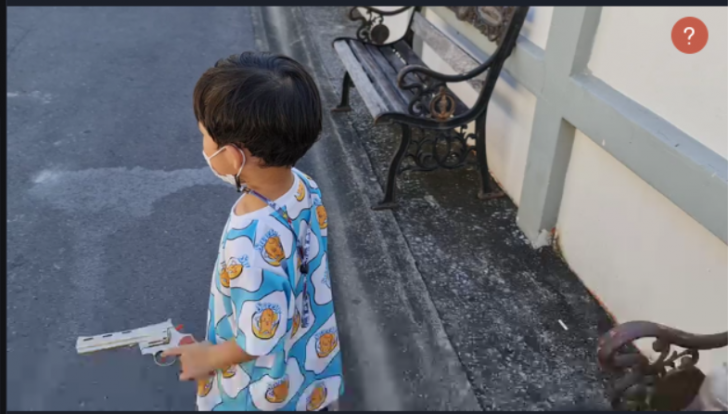 เซนเซอร์ภาพด้วย Pixel Ellipse และ Pixel Rectangle ของ โปรแกรมตัดต่อวิดีโอ Movavi Video Editor Plus