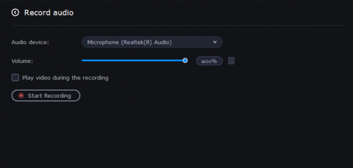 อัดเสียงและวิดีโอจากโปรแกรมได้ ของ โปรแกรมตัดต่อวิดีโอ Movavi Video Editor Plus