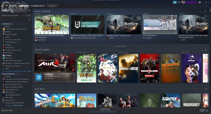 โปรแกรมจัดการเกม Steam