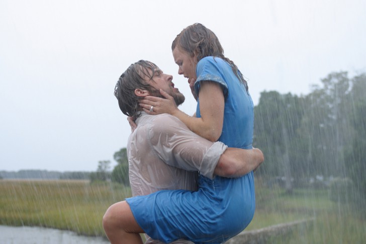 ฉากจูบจาก หนัง ภาพยนตร์ The Notebook