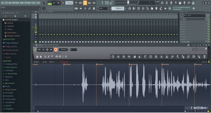 โปรแกรมตัดต่อเสียง FL Studio
