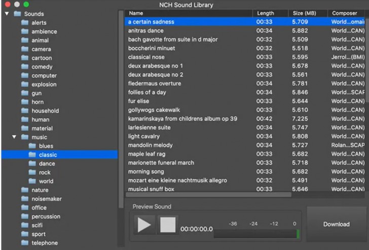 โปรแกรมตัดต่อเสียง WavePad Audio Editor