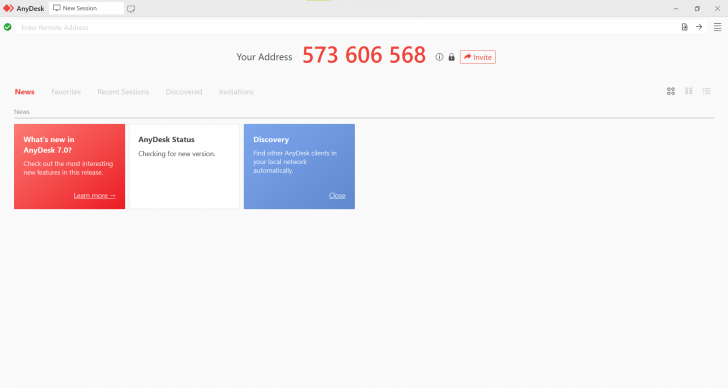 AnyDesk โปรแกรมควบคุมคอมพิวเตอร์ระยะไกล ผ่านอินเทอร์เน็ต รองรับทุกแพลตฟอร์ม