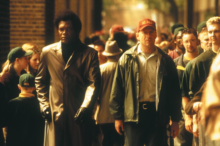 Samuel L. Jackson และ Bruce Willis จากหนัง Unbreakable