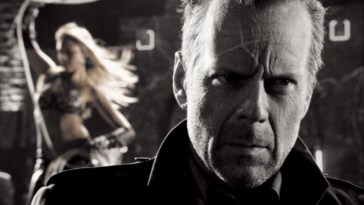 Jessica Alba และ Bruce Willis จากหนัง Sin City