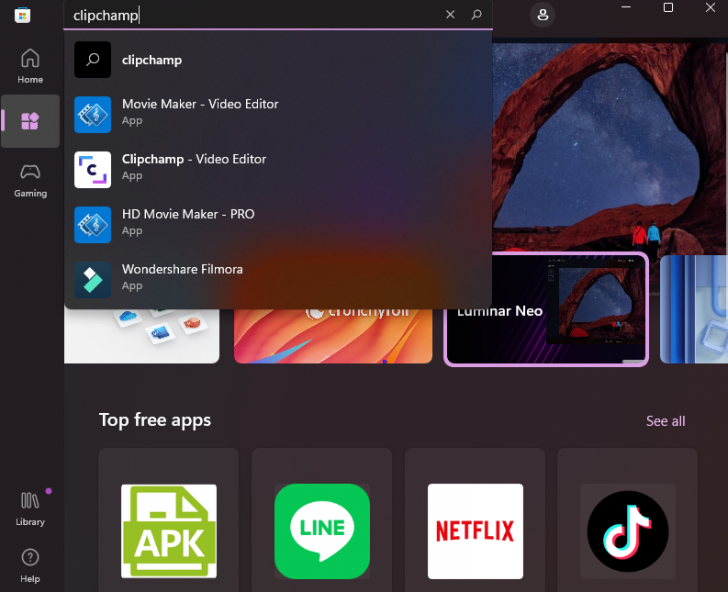 การติดตั้ง Clipchamp