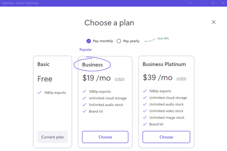 ความคิดเห็นต่อแอปพลิเคชัน Clipchamp