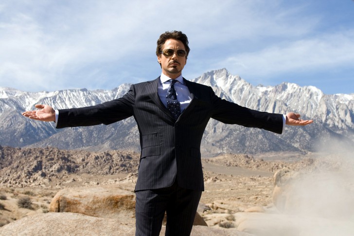 Robert Downey Jr. ในบท Tony Stark/Iron Man จาก หนัง ภาพยนตร์ Iron Man