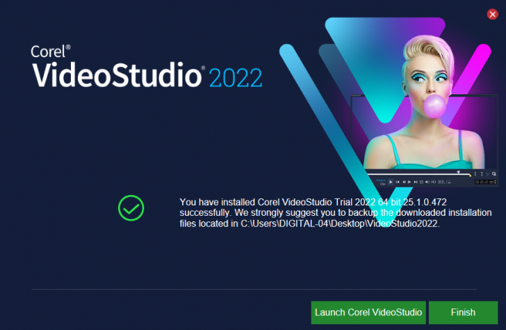 วิธีการติดตั้งโปรแกรมตัดต่อวิดีโอ VideoStudio