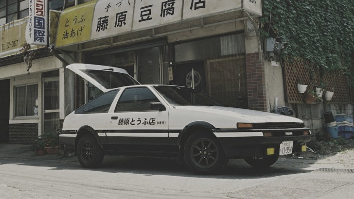 AE86 จากหนัง ภาพยนตร์ Initial D