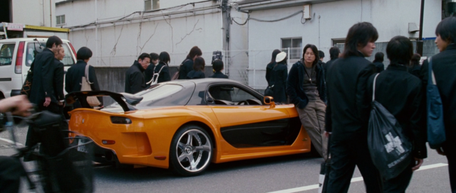 Mazda RX-7 ของ Han ในหนัง ภาพยนตร์ The Fast and the Furious : Tokyo Drift Mazda RX-7 ของ Han ในหนัง ภาพยนตร์ The Fast and the Furious : Tokyo Drift