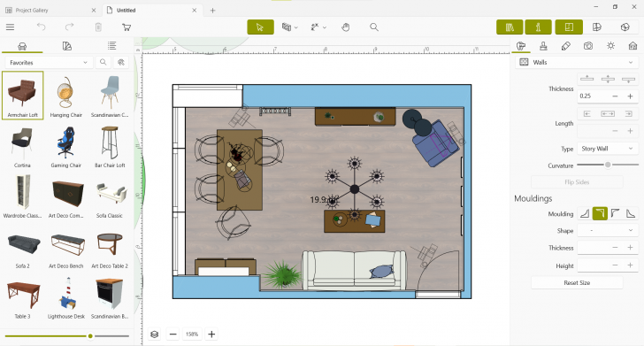 โปรแกรมออกแบบบ้าน Live Home 3D