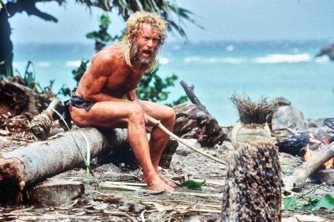 Tom Hanks ในบท Chuck Noland จากหนัง ภาพยนตร์ Cast Away Tom Hanks ในบท Chuck Noland จากหนัง ภาพยนตร์ Cast Away