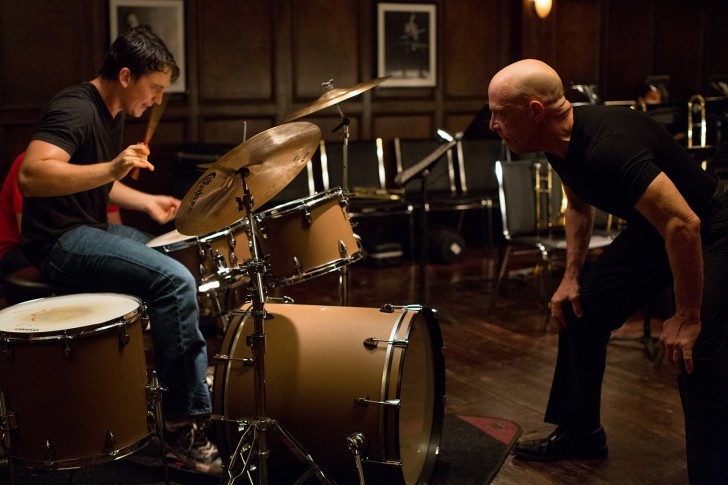Miles Teller และ J.K. Simmons จากหนัง ภาพยนตร์ Whiplash