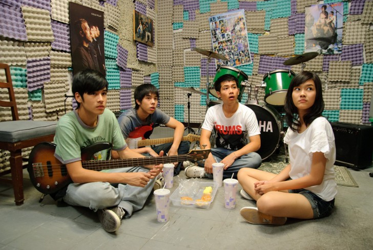 เก้า จิรายุ, พีช พชร, เอิร์ธ ธวัช และ แนท ณัฐชา จากหนัง ภาพยนตร์ SuckSeed ห่วยขั้นเทพ