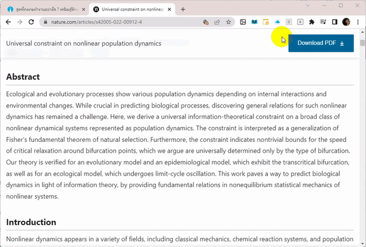 Bionize Google Chrome Extension