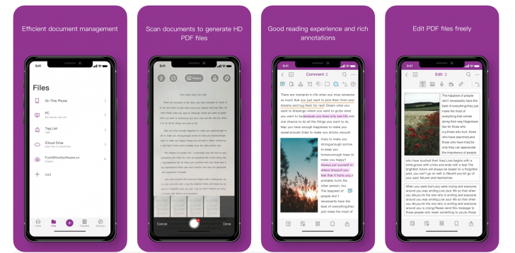 Foxit PDF Editor สำหรับอุปกรณ์เคลื่อนที่ มือถือ แท็บเล็ต