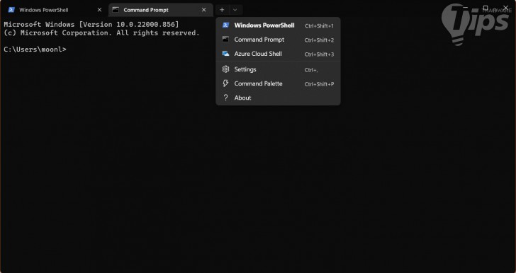 Windows Terminal ของ Windows 11 ที่สามารถใช้งานได้หลากหลาย