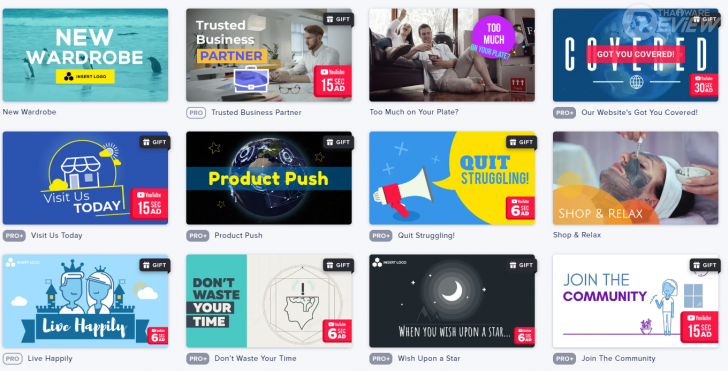 เทมเพลตโฆษณา YouTube ภายใน Powtoon