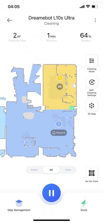 ความเรียบง่ายในการใช้งาน Dreame Bot L10s Ultra