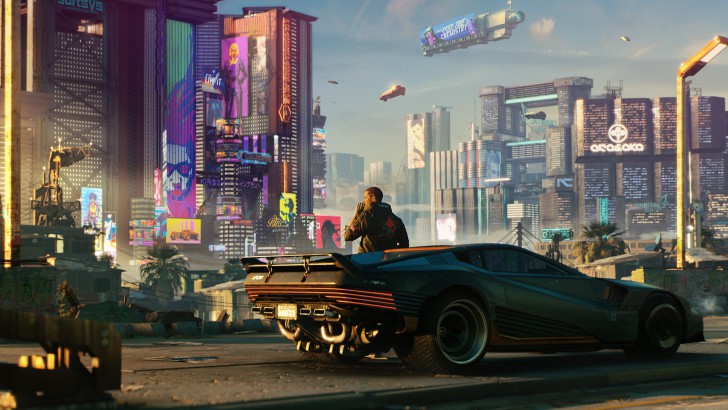 ภาพจากเกม Cyberpunk 2077 